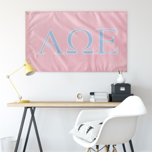Load image into Gallery viewer, Alpha Omega Epsilon Wall Flag - Greek Banners