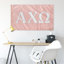 Load image into Gallery viewer, Alpha Chi Omega Sorority Flag - Hera, White & Chord