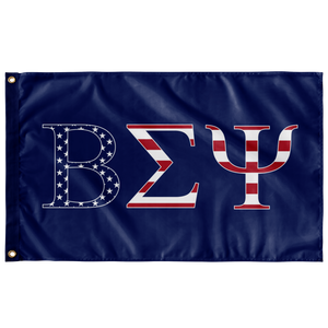 Beta Sigma Psi USA Flag - Blue