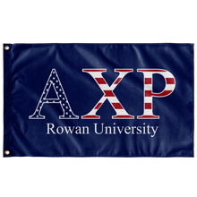 Load image into Gallery viewer, Alpha Chi Rho Rowan University USA Flag - Blue