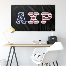 Load image into Gallery viewer, Alpha Chi Rho American Flag - Black
