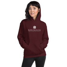 Load image into Gallery viewer, Kappa Delta Chi Logo Hoodie - White