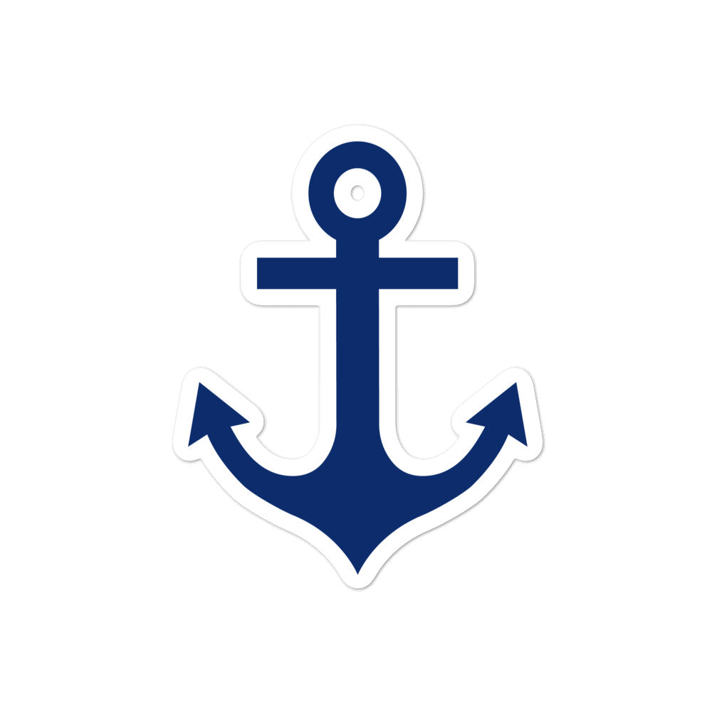 Delta Gamma Anchor Sticker Blue