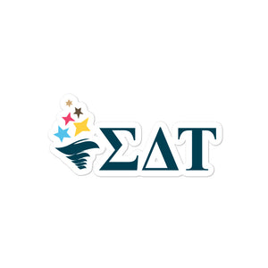 Sigma Delta Tau Logo Sticker