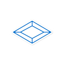 Load image into Gallery viewer, Alpha Delta Pi Diamond Symbol Sticker - Azure