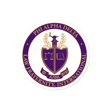 Load image into Gallery viewer, Phi Alpha Delta Crest Sticker