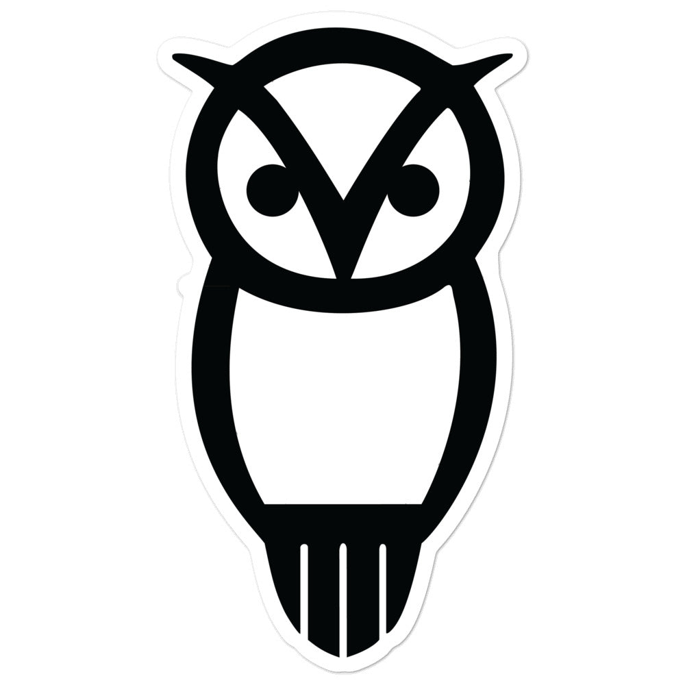 Chi Omega Owl Sticker