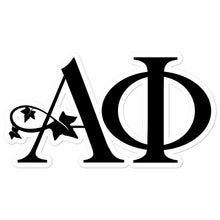 Load image into Gallery viewer, Alpha Phi Sorority Letters Sticker - Black