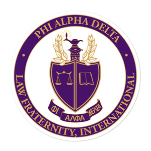 Phi Alpha Delta Seal Sticker
