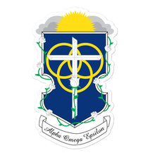 Load image into Gallery viewer, Alpha Omega Epsilon Crest Sticker