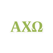 Load image into Gallery viewer, Alpha Chi Omega Sorority Letters Sticker - Greencastle