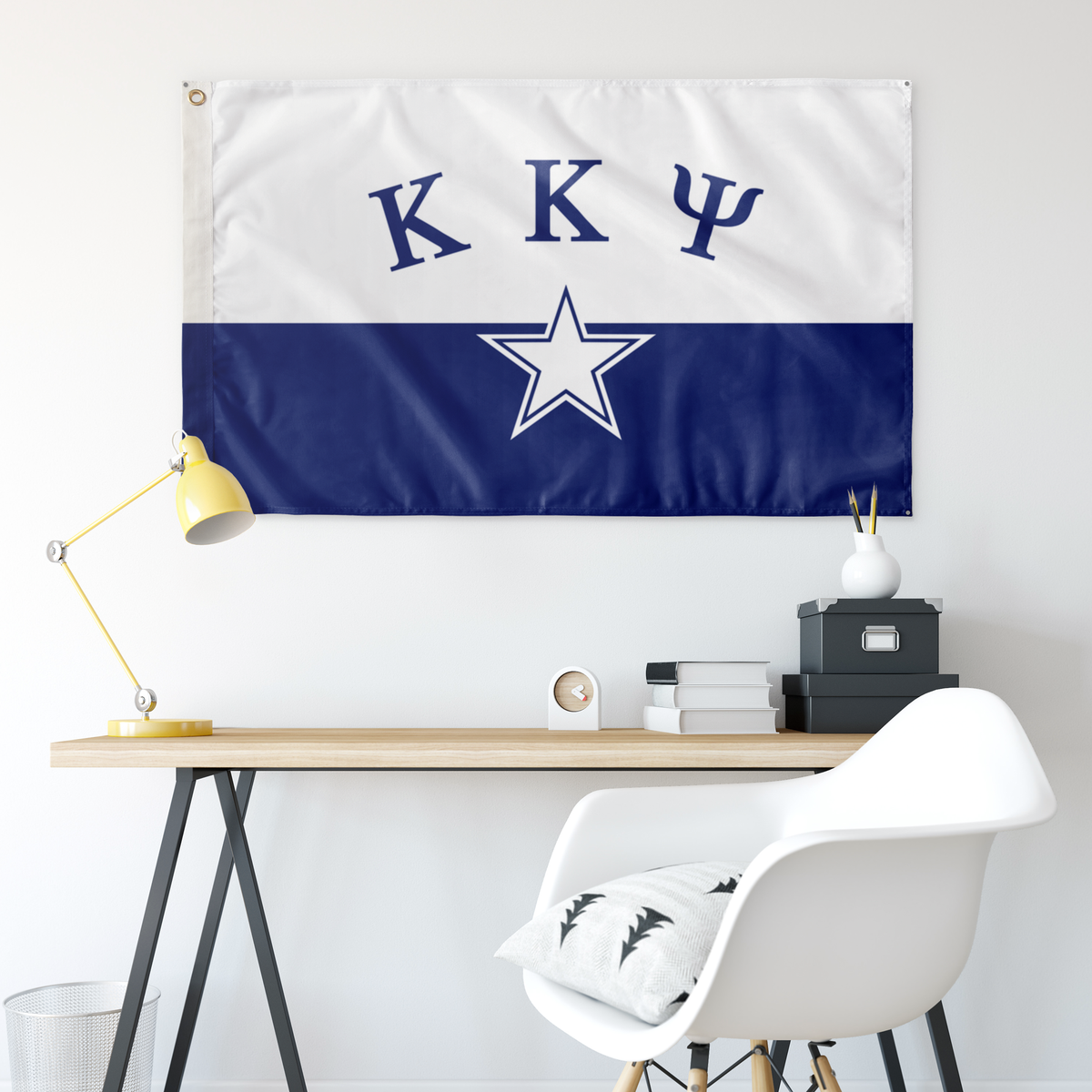 Kappa Kappa Psi - Fraternity Logo Flag - Custom Greek Wall Banner -  DesignerGreek2