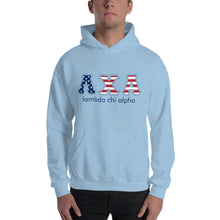 Load image into Gallery viewer, Lambda Chi Alpha Stars & Stripes Greek Hoodie