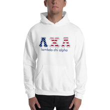 Load image into Gallery viewer, Lambda Chi Alpha Stars & Stripes Greek Hoodie