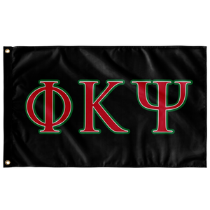 Phi Kappa Psi Greek Letter Flag 