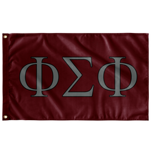 Load image into Gallery viewer, Phi Sigma Phi Flag - Cardinal