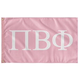 Pi Beta Phi Sorority Flag - Pink & White