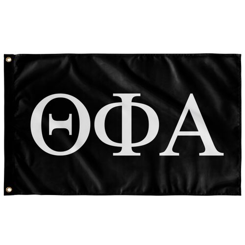 Theta Phi Alpha Sorority Flag - Black & White