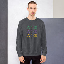 Load image into Gallery viewer, Delta Sigma Phi Stacked Letter Sweatshirt