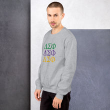 Load image into Gallery viewer, Delta Sigma Phi Stacked Letter Sweatshirt