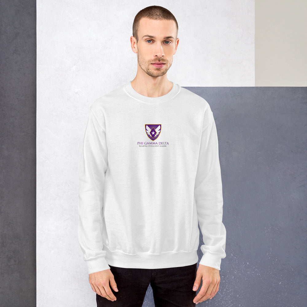 DesignerGreek2 Phi Gamma Delta Sweatshirt Fiji Gear Greek Apparel DesignerGreek Sport Grey XL