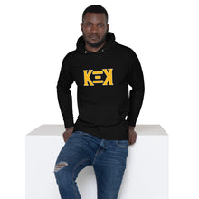 Load image into Gallery viewer, Kappa Xi Kappa Gold & White Letter Unisex Hoodie