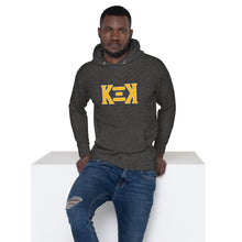 Load image into Gallery viewer, Kappa Xi Kappa Gold & White Letter Unisex Hoodie