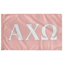 Load image into Gallery viewer, Alpha Chi Omega Sorority Flag - Hera, White & Chord