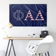 Load image into Gallery viewer, Phi Alpha Delta USA Greek Flag - Blue