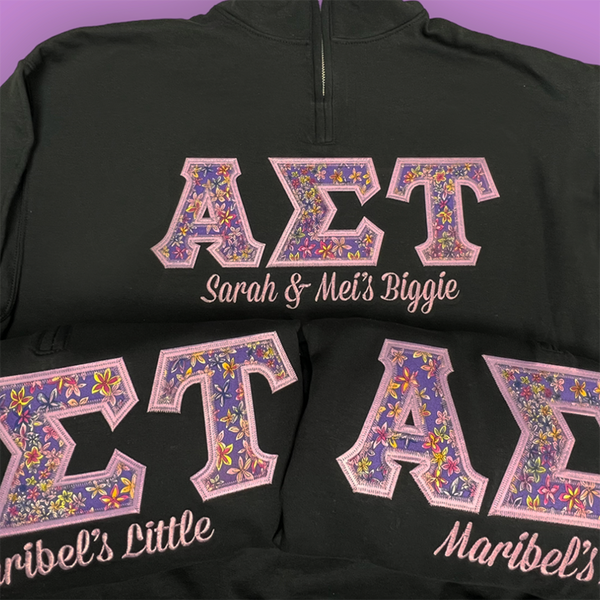How to Customize Your Greek Letter Sweatshirt