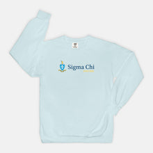 Load image into Gallery viewer, Sigma Chi Comfort Colors Crewneck Sweatshirt