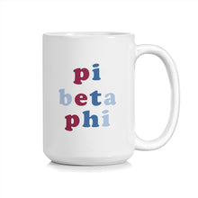 Load image into Gallery viewer, Pi Beta Phi Bubble Sorority Mug