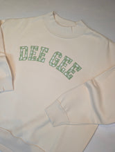 Load image into Gallery viewer, Dee Gee Mockneck - Vanilla, Gingham Light Green &amp; Light Green