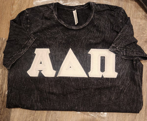 Alpha Delta Pi Mineral Wash Letter Shirt