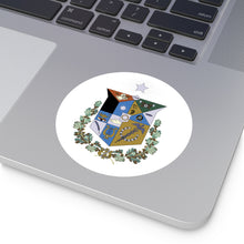 Load image into Gallery viewer, Zeta Psi Escutcheon Vintage-Style Round Sticker