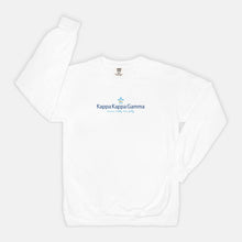 Load image into Gallery viewer, Kappa Kappa Gamma Key Comfort Colors Sweatshirt