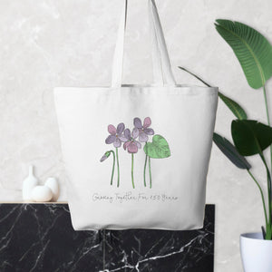 Sigma Kappa Growing  Together For 150 Years Oversized Tote