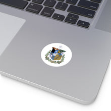 Load image into Gallery viewer, Zeta Psi Escutcheon Vintage-Style Round Sticker