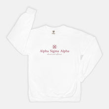 Load image into Gallery viewer, Alpha Sigma Alpha Comfort Colors Crewneck Sweatshirt