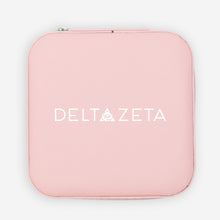 Load image into Gallery viewer, Delta Zeta Wordmark Jewelry Travel Case
