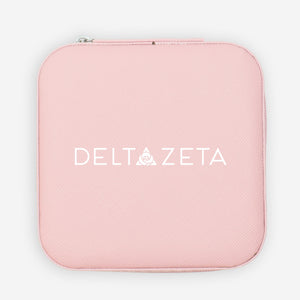 Delta Zeta Wordmark Jewelry Travel Case