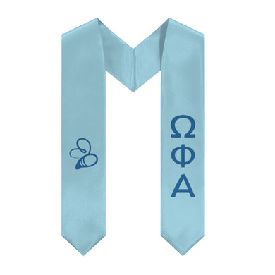 Omega Phi Alpha Stole With Bee - Friendship & Service