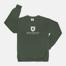 Load image into Gallery viewer, Beta Theta Pi Comfort Colors Crewneck Sweatshirt