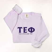 Load image into Gallery viewer, Tau Epsilon Phi Comfort Colors Sweatshirt