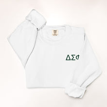 Load image into Gallery viewer, Delta Sigma Phi 125th Anniversary Comfort Colors Crewneck Sweatshirt