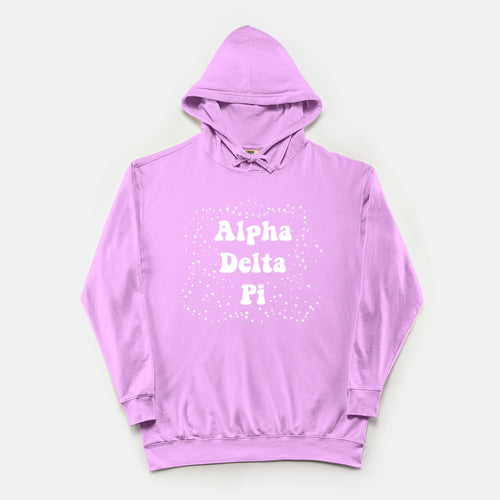 Alpha Delta Pi Keep On Truckin Comfort Colors Hoodie