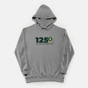 Delta Sigma Phi 125th Comfort Colors Lightweight Hooded Sweatshirt