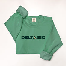 Load image into Gallery viewer, Delta Sig Comfort Colors Crewneck Sweatshirt