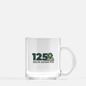 Delta Sigma Phi Anniversary Glass Mug