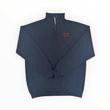 Load image into Gallery viewer, Sigma Chi Custom Embroidered Quarter Zip Sweatshirt